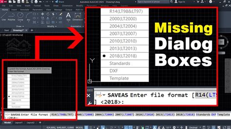 autocad electrical save as dialog box not showing|'SAVE AS' dialog box doesn't pop up .